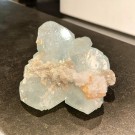 Aquamarin med Scheelit og Muskovit fra Kina thumbnail