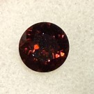 Zirkon kraftig refleksjon og rød farge 2,3 ct og 7 mm i diameter thumbnail