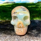 Hodeskalle i Anden opal fra Peru thumbnail