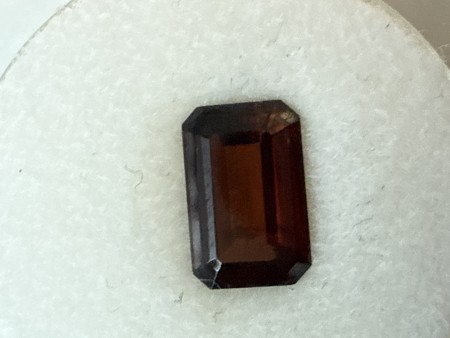 Zirkon rektangel fasetert 9,2 x 6 mm 2,3 ct 