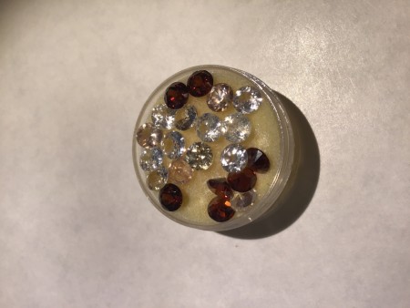 Zirkon blank/klar diameter ø5 